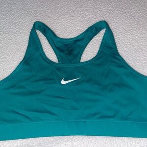 Green Nike sports bra